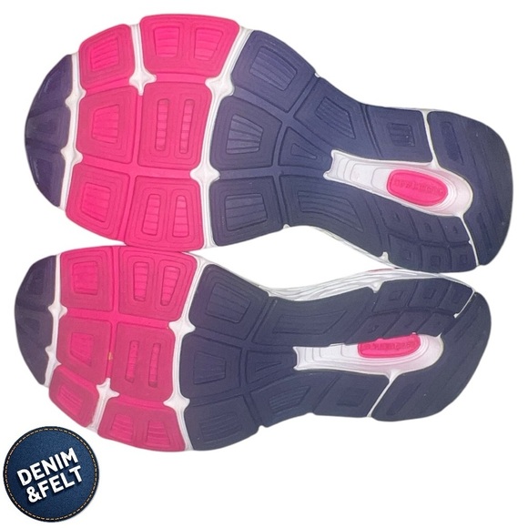 New Balance Women's W680V3 Running Shoe | Color: Yellow/Pink/Blue 🩷👟💛👟💙 - Picture 9 of 12